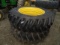 New Firestone 18.4-38 Super All Traction 2 Mounter on New Yellow Double Bev