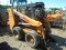 Case 420 Skid Steer, OROPS, No Bucket, Runs & Drives But Has Coolant In Oil