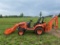 Kubota BX24 Compact Loader Backhoe, Diesel, 4wd, Hydro, Runs & Operates Cos