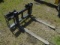 Quick Attach Low Back Pallet Forks For Compact Tractors