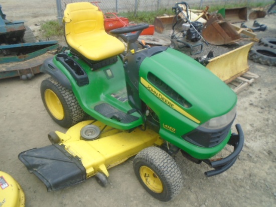 John Deere LA150 Riding Mower, 54", Hydro, Runs & Drives, All Lawn & Garden