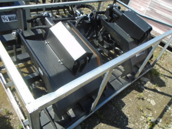 New 72" Root Grapple Bucket, Dual Cylinder, Heavy Duty