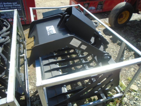 New 72" Root Grapple Bucket, Dual Cylinder, Heavy Duty
