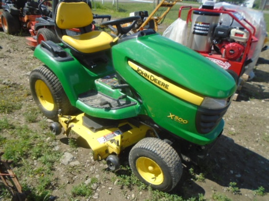 John Deere X500 Multi Terrain Riding Mower, 48" Deck, 26 Hp Kawasaki V Twin