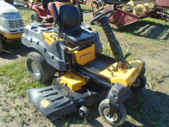 Cub Cadet Z Force Zero Turn Mower w/ Steering Wheel, 54" Fab Deck, 154 Hour