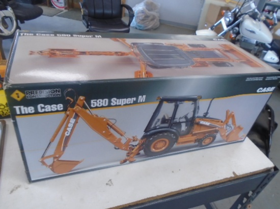 Case 580 Super M Backhoe 1/16 Scale #1 Ertl Precision, NIB, Hard To Find!