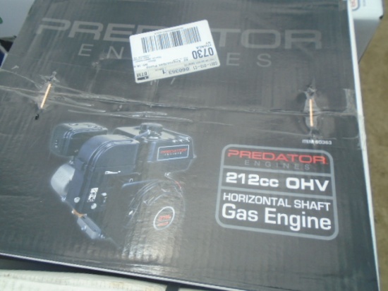 New Predator 212CC Gas Engine
