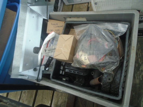 Crate Of New Small Engine Parts