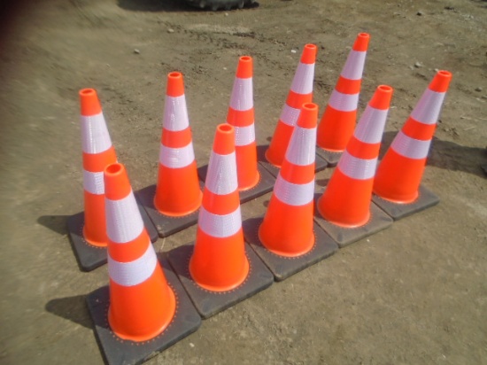 (10) New Traffic Cones