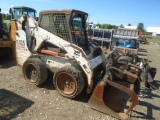 Bobcat S185 Skid Steer, EROPS w/ Heat No Door, 66