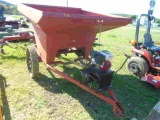 Lely Pull Type Spin Spreader w/ Like New Honda Gas Engine, Runs Good