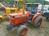 Kubota L2350 Compact Tractor, 4wd, Diesel, Rops, Runs & Works Well, 3328 Ho