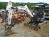 Bobcat E35 Mini Excavator, OROPS, Hydraulic Thumb, 2 Speed, Backfill Blade,