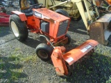 Case 446 Garden Tractor w/ 3pt & Hydraulic Rototiller, Gas, Hydrostatic, Ou