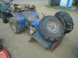 Blue Honda Foreman 4 Wheeler, For Parts Or Repair, Not Running, AS-IS