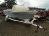 Penn Yan Boat w/ EZ Loader, Chevy Nova Motor Needs Work, No Boat Paperwork