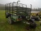 Army Trailer w/ Side Racks, Spare Tire, No Title Or Reg
