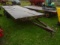 16' Metal Floor Farm Trailer, No Title Or Reg