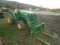 John Deere 4500 4wd Compact Tractor w/ JD 460 Loader & Forks, R4 Industrial