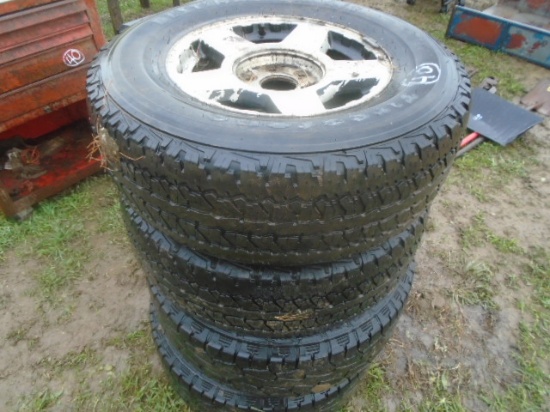 Set Of 17" GM Wheels & Tires