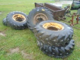 8 Grader Tires & Rims, Various Conditions, Must Take All!