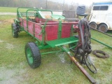 Horse Drawn Ground Drive Manure Spreader w/ Seat & Horse Hitch