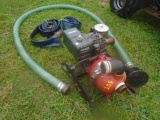 Pacer Water Pump w/ Suction & Discharge Hose