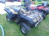 Yamaha Grizzley 4 Wheeler ATV, 4x4, 1587 Mi, Bad Motor Consignor Says It Ha