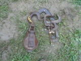 C Clamps & Block & Tackle Pulley