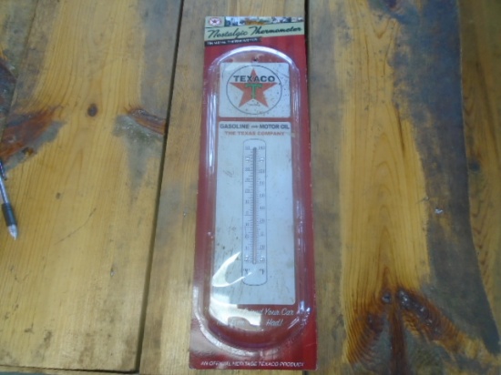 Texaco Tin Nostalgic Thermometer