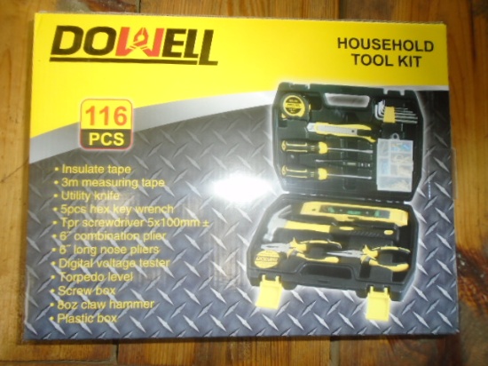 Dowell 116 Pc Household Tool Set