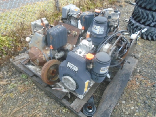 Pallet Of 4 Lombardini 1 Cylinder Diesel Engines, Condition Unknown