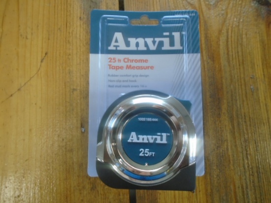 Anvil 25' Chrome Tape Measure