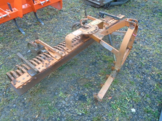 York RS 6' Stone Rake w/ Scarfier Teeth & Guage Wheels