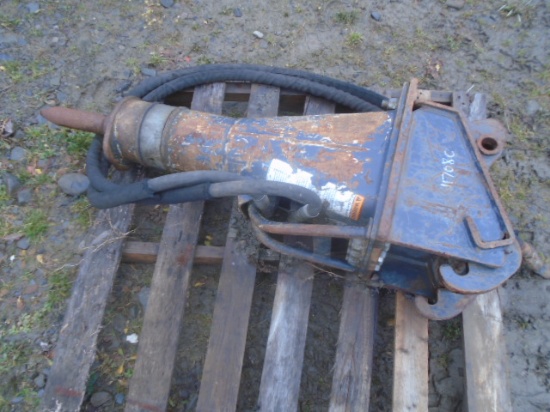 Bobcat HB680 Hydraulic Hammer, Off A E32 Mini Excavator Will Fit Many Other