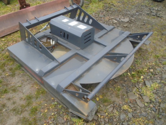 JCT 6' Hydraulic Skid Steer Mower, Unused, You Must Add Oil To The Gearbox