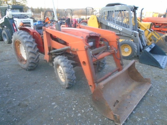 Yanmar YM336D 4wd Tractor w/ Loader, 2760 Hours, Runs & Drives, Rough, AS-I