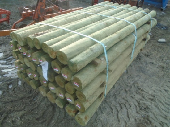 Pressure Treated 4x7 Posts, Unused, Sold By The Piece And 45 Times The Mone