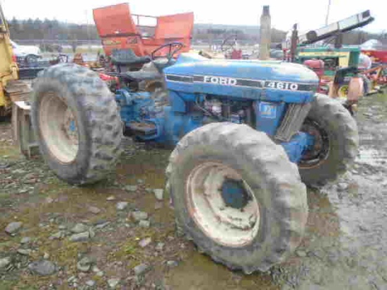Ford 4610 Series 2 MFWD Tractor, Dual Remotes, 1803 Hours, Fenders Are Behi