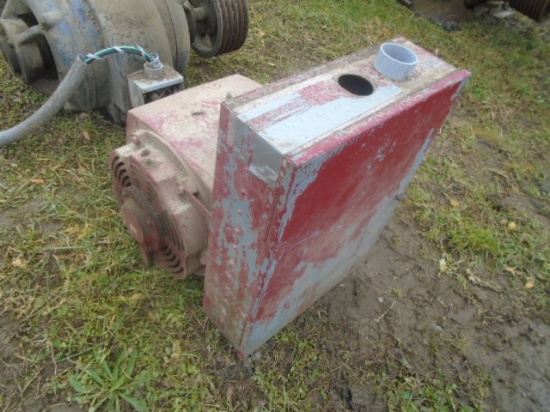 Red 25 HP Electric Motor