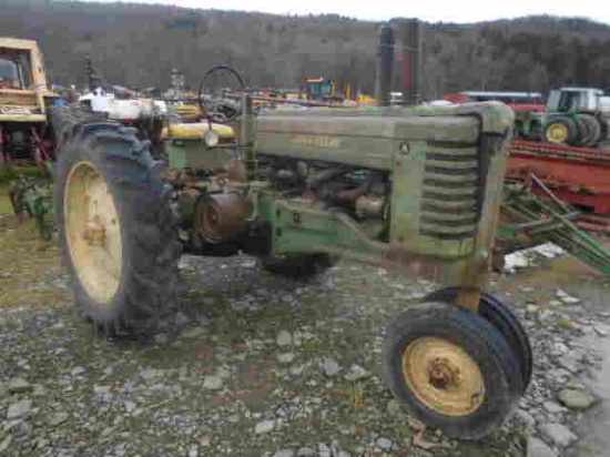 John Deere A Antique Tractor, Like New 13.6-38 Tires, Aftermarket 3pt Hitch