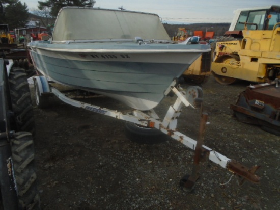 Penn Yan Boat w/ EZ Loader Trailer, 120HP Mercury Cruiser, No Paperwork, Co