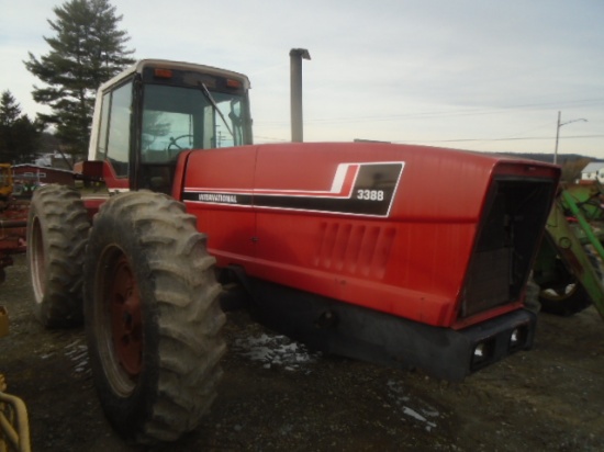 International 3388 2+2 Tractor, 18.4-38 Tires, Triple Remotes, Dual Pto, 3p