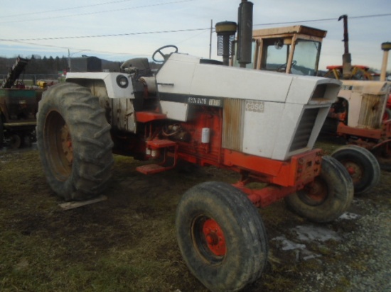 Case 1070 Tractor, Open Station, Powershift, 18.4-38 Tires, Dual Remotes, N