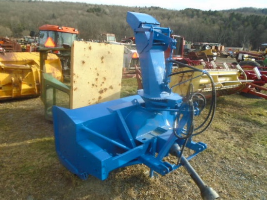 6' 3pt Snowblower, Hydraulic Turn & Hydraulic Deflector
