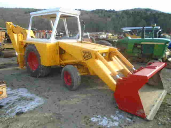 JCB 3C III Loader Backhoe, OROPS, Very Good Running Older Backhoe, R&D