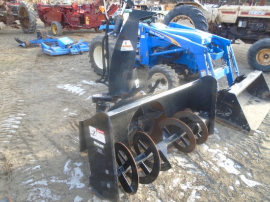 Erskine 5' Hydraulic Snowblower, Universale Skid Steer Quick Attach, Hydrau