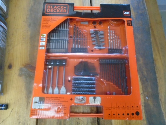 Black & Decker 201 Pc Complete Project Set