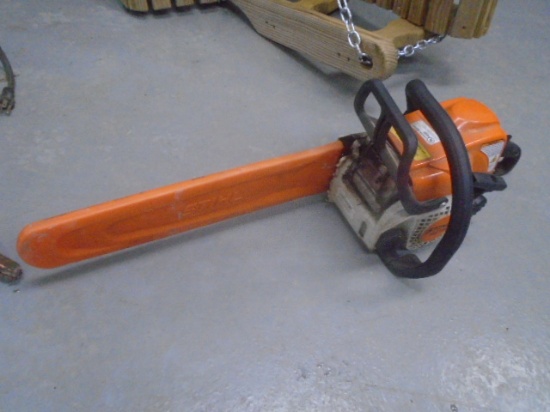 Stihl MS170 Chainsaw, Runs