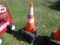 (10) Traffic Cones w/ Reflective Tape